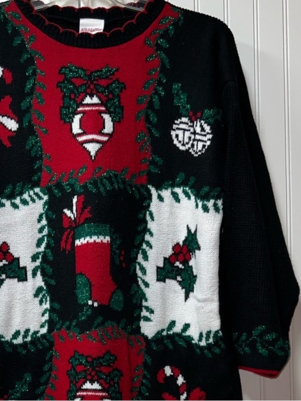 90s Holiday Time Christmas Sweater M Vintage